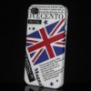 Hard Plastic case For iPhone 4S&4G Flag Pattern Fashion Design