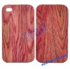 Hard Shell Design Wood Case for iPhone 4