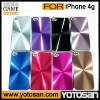 Hard aluminum metal case + PC material for iPhone 4 g