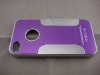 Hard case cover for apple iphone electrofacing matel case for iphone4/4S