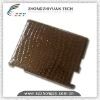 Hard pc wrapping pu leather coating case for ipad2