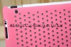 Hard plastic case for ipad 2 work with smart cover, Pink