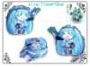 Hatsune Miku cute version PVC foldaway wallet A