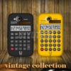 Head Case Vintage Calculator Back Case Cover for HTC Wildfire S