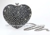 Heart Shape Evening Clutch Purse