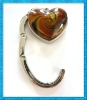 Heart Shape Murano Glass Bag Hook.
