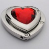 Heart shape with mirror bag hanger