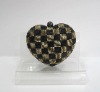 Heart-shaped evening bag