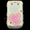 Hearts Design Rhinestone Detachable Case Skin Cover For Blackberry Bold 9700