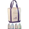 Heavy Cotton Canvas Tote With Snap Closure