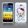 Hello Kitty Soft Silicone Case Cover for Samsung I9220 Galaxy Note - White