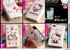 Hello Kitty for Apple iphone 4 leather case