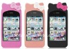 Hello Kitty silicone case for iphone4