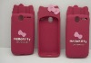 Hello kitty Silicone case for HTC G7 mobile phone housing with SGS&ROHS