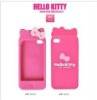 Hello kitty silicone case for iPhone 4