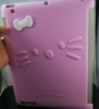 Hellokitty Silicon Companion Case For Apple iPad2 Smart Cover Pink