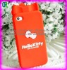 Hellokitty silicone mobile phone skins for iphone 4g