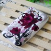 High Quality For HTC Bliss(Glamor) TPU Case Colourful Butterflies and Flowers Pattern