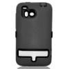 High Quality For HTC Incredible HD Double Hard Case Plastic+Silicon Meterial