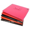 High Quality Leather Case Cover for iPad 2 W/stand, 5 Colors