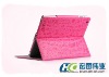High Quality Leather Full Body Cover with Flower Protective Case for iPad2