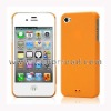 High Quality Orange PC Matte Hard Case for iPhone 4G/4S
