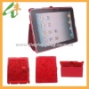 High Quality Plastic Frame Leather case with stand for tablet pc