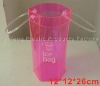 High Quality and inexpensive,Waterproof Hexagon PVC Cool Bag as Wine Bottle Holder