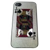 High Quality for iPhone 4S&4G Hard Back Cover Case Leather Skin