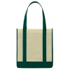 High-capacity fashion woven tote bag