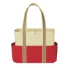 High-capacity fashion woven tote bag