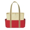 High-capacity fashion woven tote bag