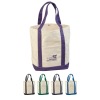 High-capacity fashion woven tote bag