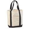 High-capacity fashion woven tote bag