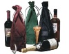 High-end Suede Drawstring Wine Bag