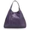 High-end famous brand handbag.shoulder bags real leather Purple