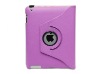 High qaulity 360 free direction adjust rotatable smart leather case for New ipad