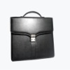 High qualituy men's leather executive briefcase