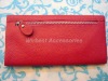 High quality 100% leather lady purse women wallets with different color (WB8132-R)