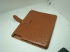 High quality Crocodile line PU leather Protecting case cover for ipad 2/ three color provided