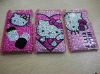 High quality Hot sale rhinestone diamond bling hard plastic case for touch 4