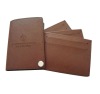 High quality! Man's exquisite leather pvc ID card holder