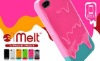 High quality Melt Ice Cream for iPhone 4 4G 4S PC Slide Hard Case, Removable Sliding PC Hard Case For iPhone 4 4G 4S