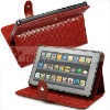 High quality Mosaic grain PU leather case for Kindle fire case--hot selling!!