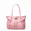 High-quality PU and hardware Pink Tote Bag Ho828-1