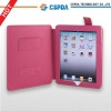 High quality PU case(red/black/brown) for iPad2
