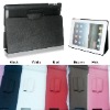 High quality Slim leather case for ipad 2 with many colors