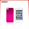 High quality and best price pc cover with back metal aluminium cover  for iphone4S/4G