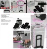 High quality and professional aluminum trolley cosmetic case