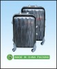 High quality beautiful pupolar carry-on PU pink trolley luggage